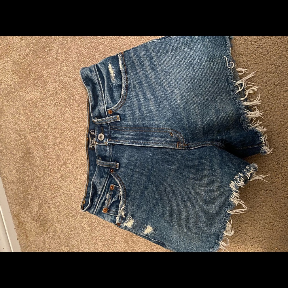 A&F high rise shorts